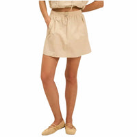 The Greii - Women's Sporty Chic Piping Detail Skirt