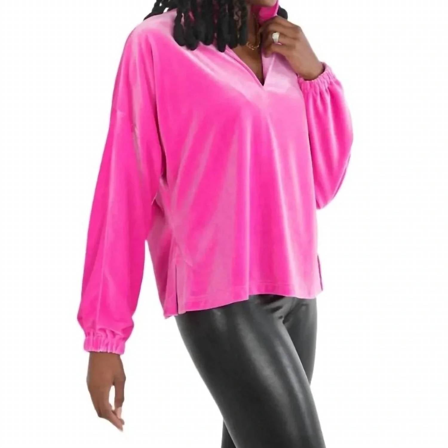 Emily Mccarthy - Long Sleeve Poppy Pop-over Top