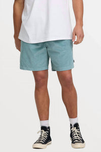 Billabong Larry Layback Cord Shorts in washed blue - men's shorts