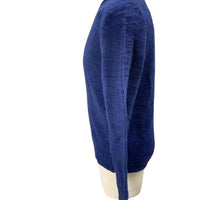 Brooksfield - Men’s Slub Wool Crew Neck Knit Sweater
