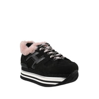Hogan - Women's Faux Fur Sneakers