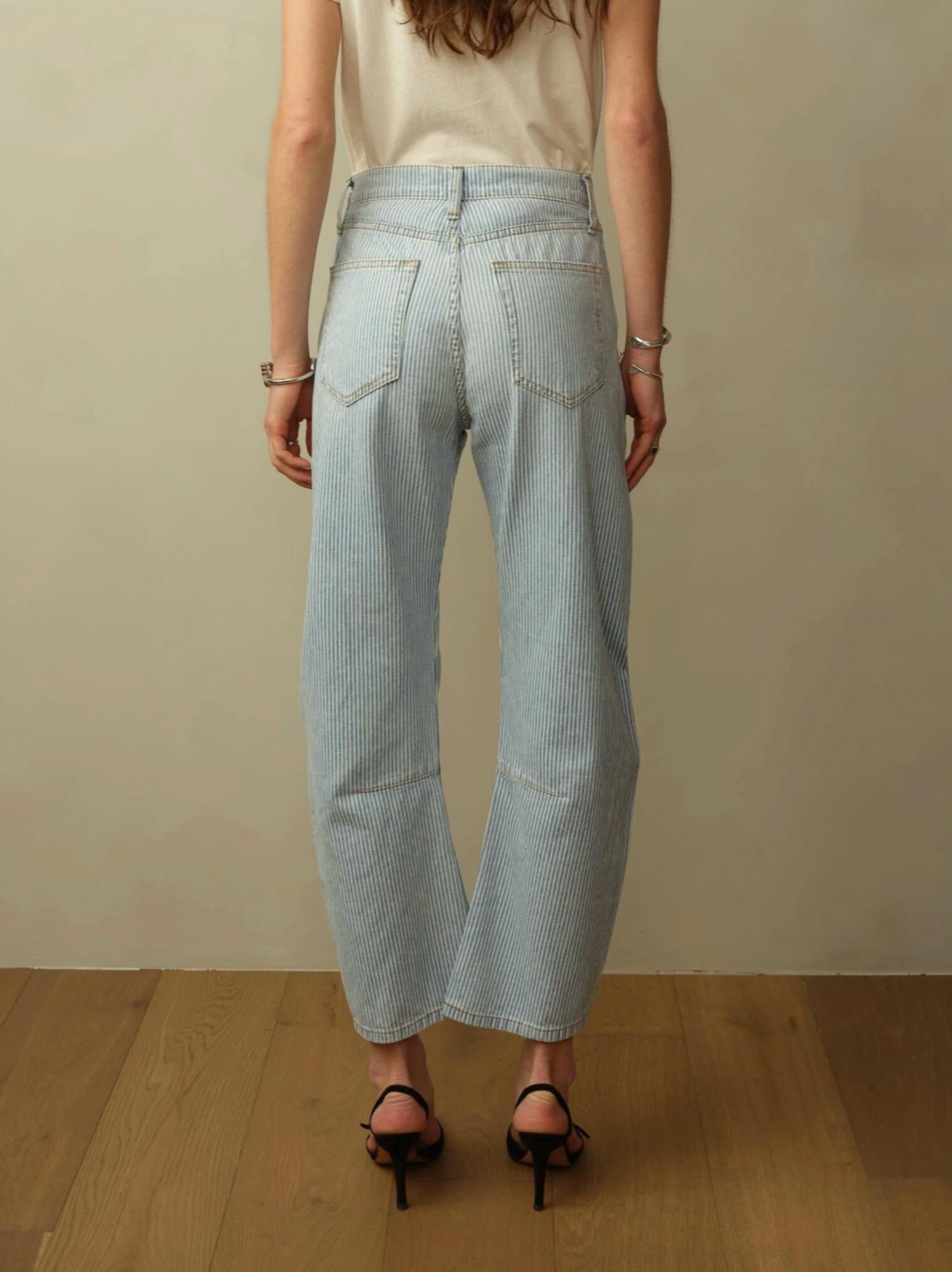 Road To Nowhere - Pilon Railroad Stripe Ankle Pant