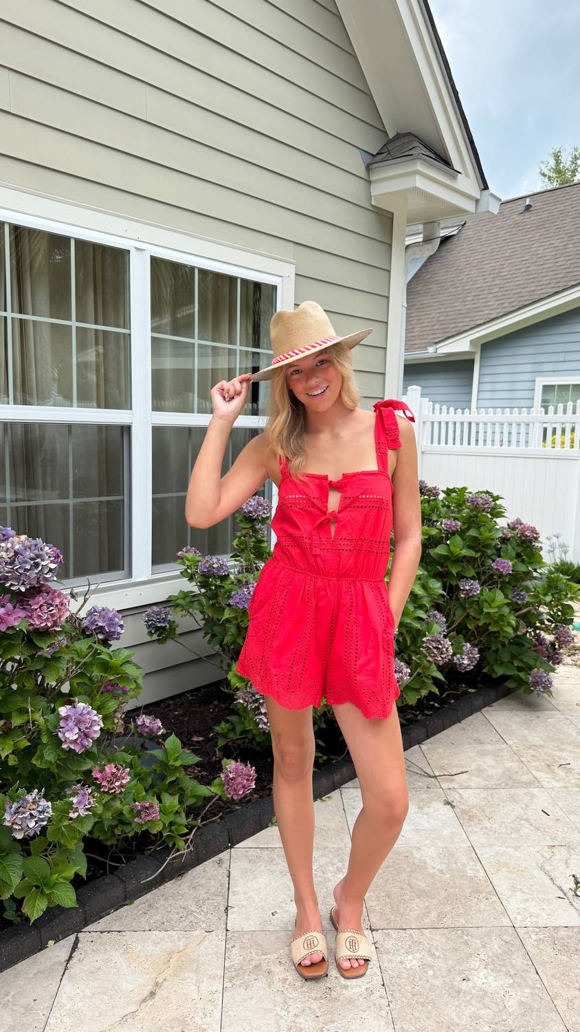 Mable - Soria Eyelet Romper