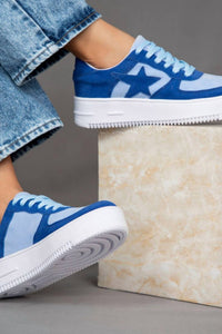 Maker'S - Women's Lace Up Platform Sneakers