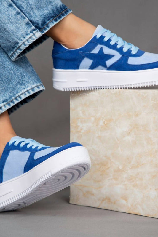 Maker'S - Women's Lace Up Platform Sneakers