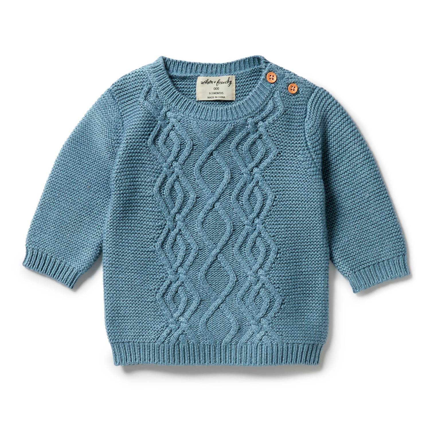 Wilson + Frenchy - Kid's Knit Mini Cable Sweater