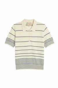 Demylee New York - Drew Striped Cashmere Polo
