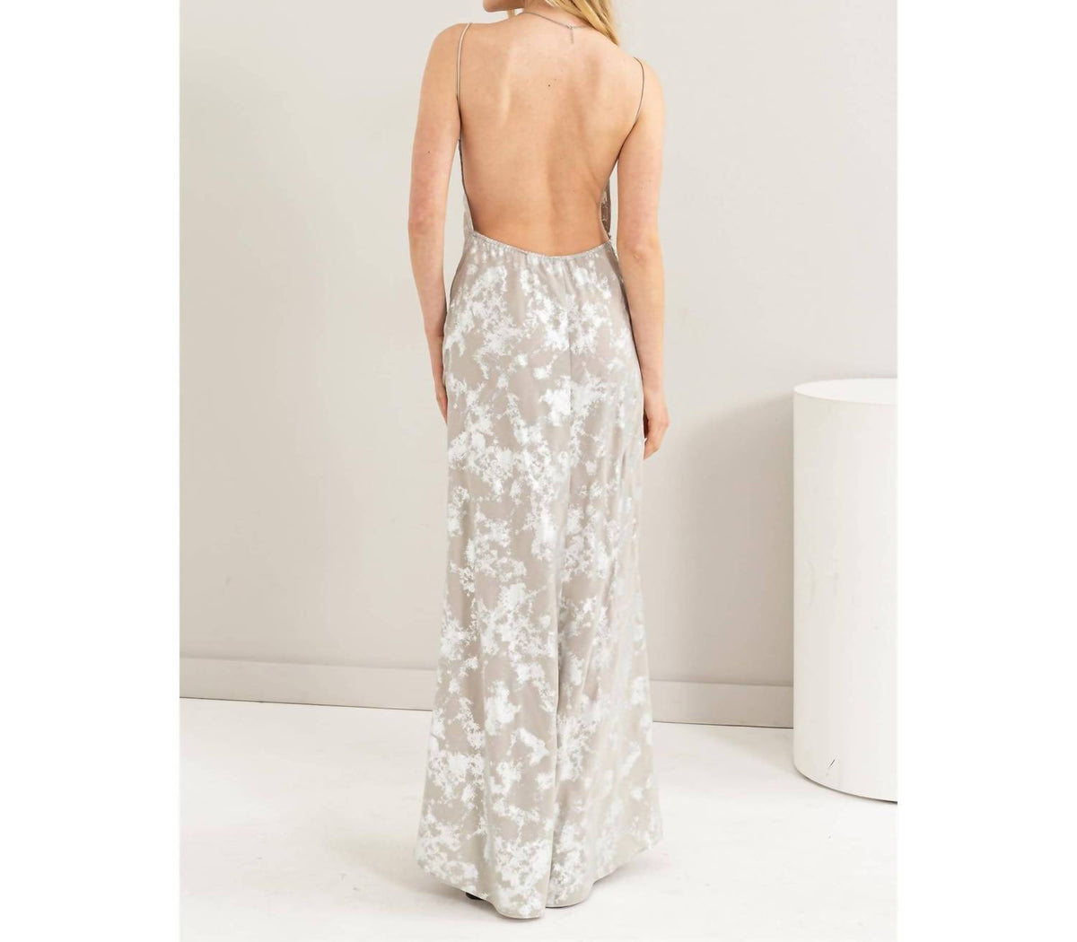 Hyfve - Foil Print Maxi Slip Dress