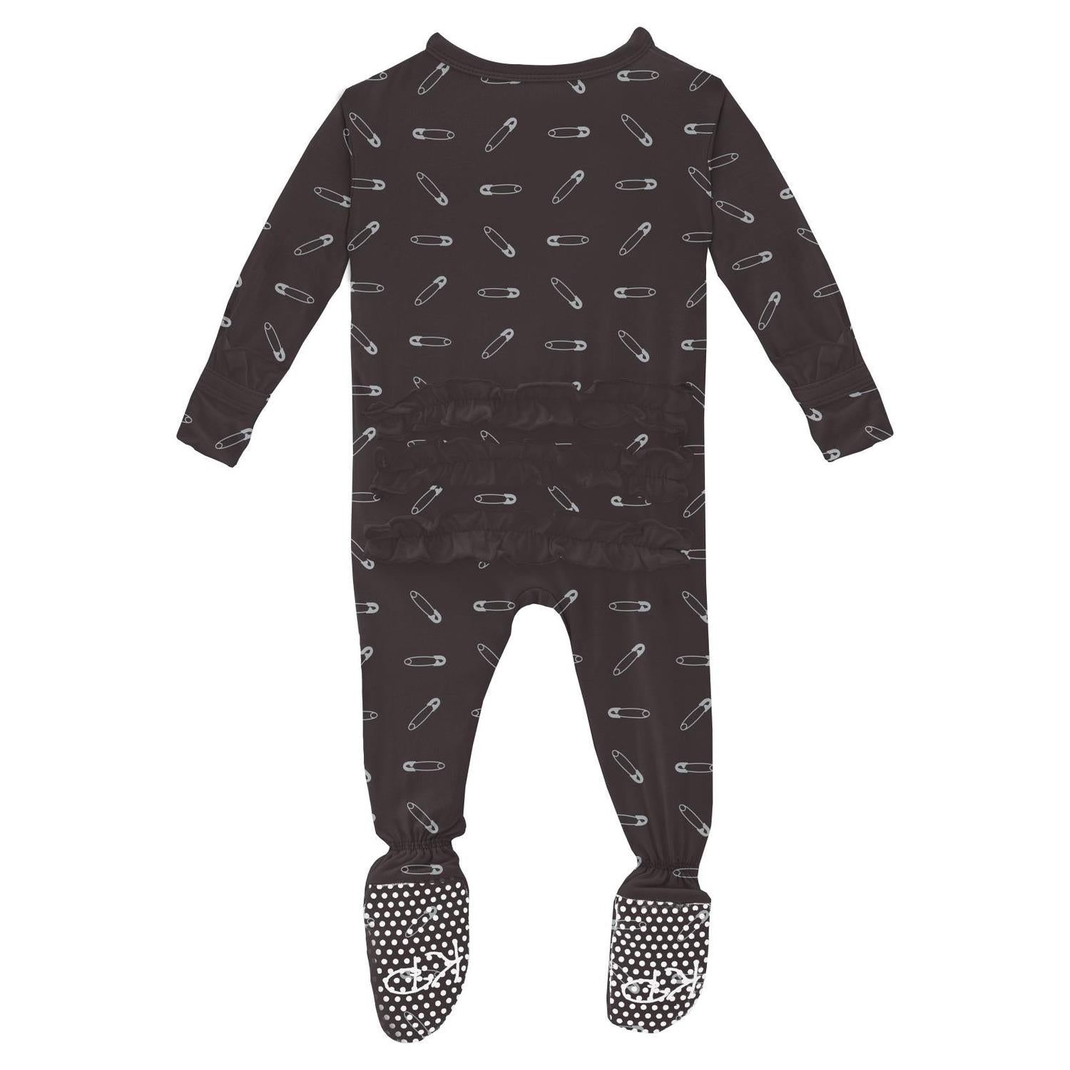 Kickee - Kids' Ruffle Footie with Snaps