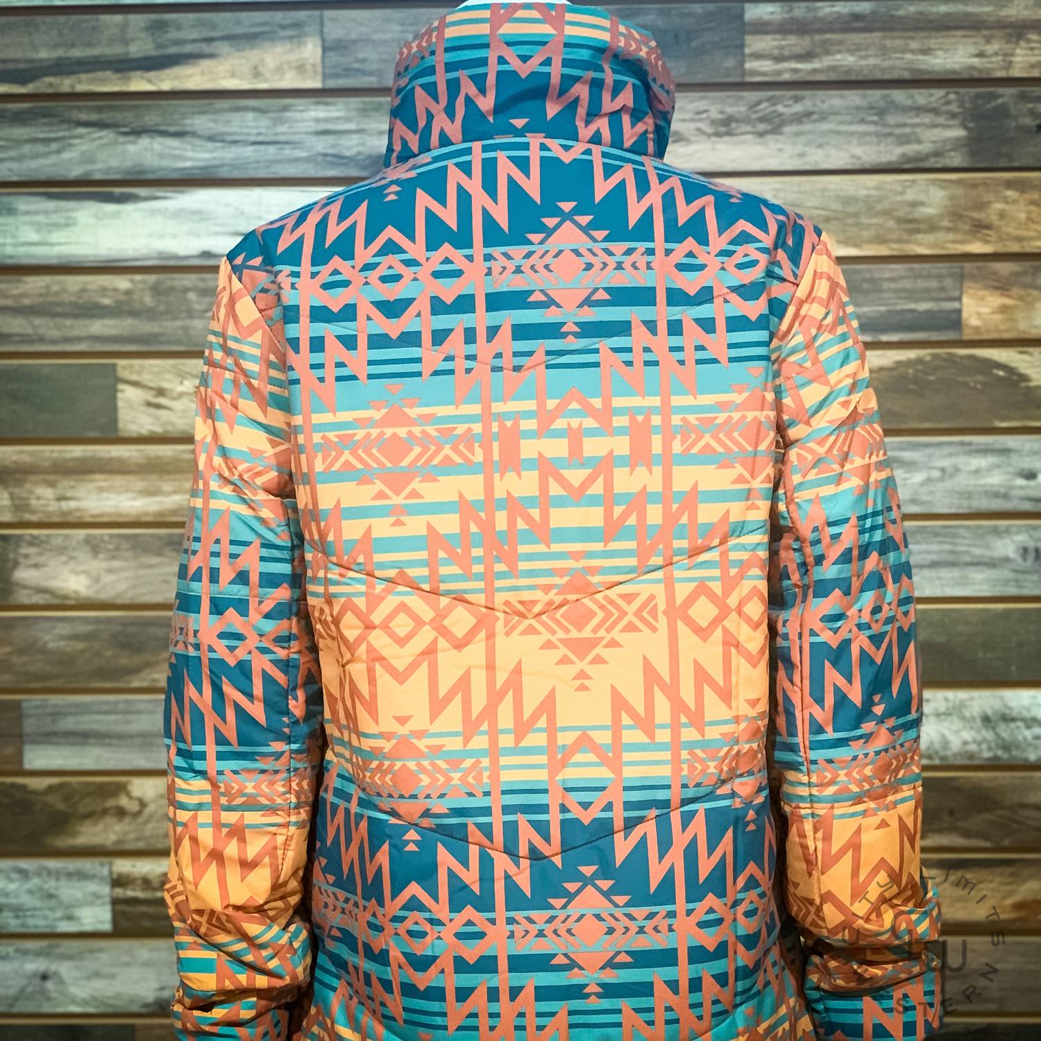 Rock & Roll Denim - Women's Aztec Puffer Jacket