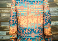 Rock & Roll Denim - Women's Aztec Puffer Jacket