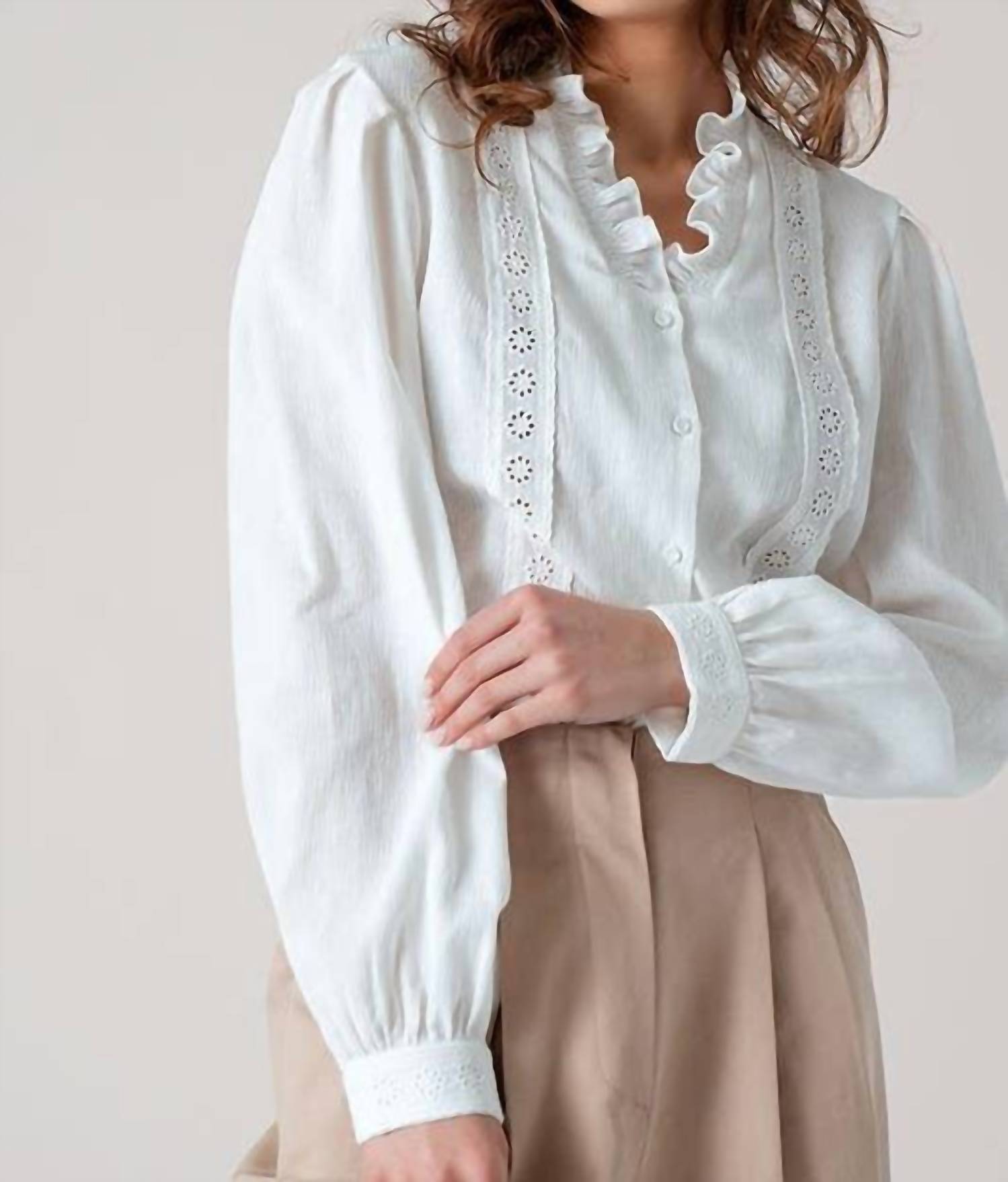 Urban Daizy - Revival Ruffle Blouse
