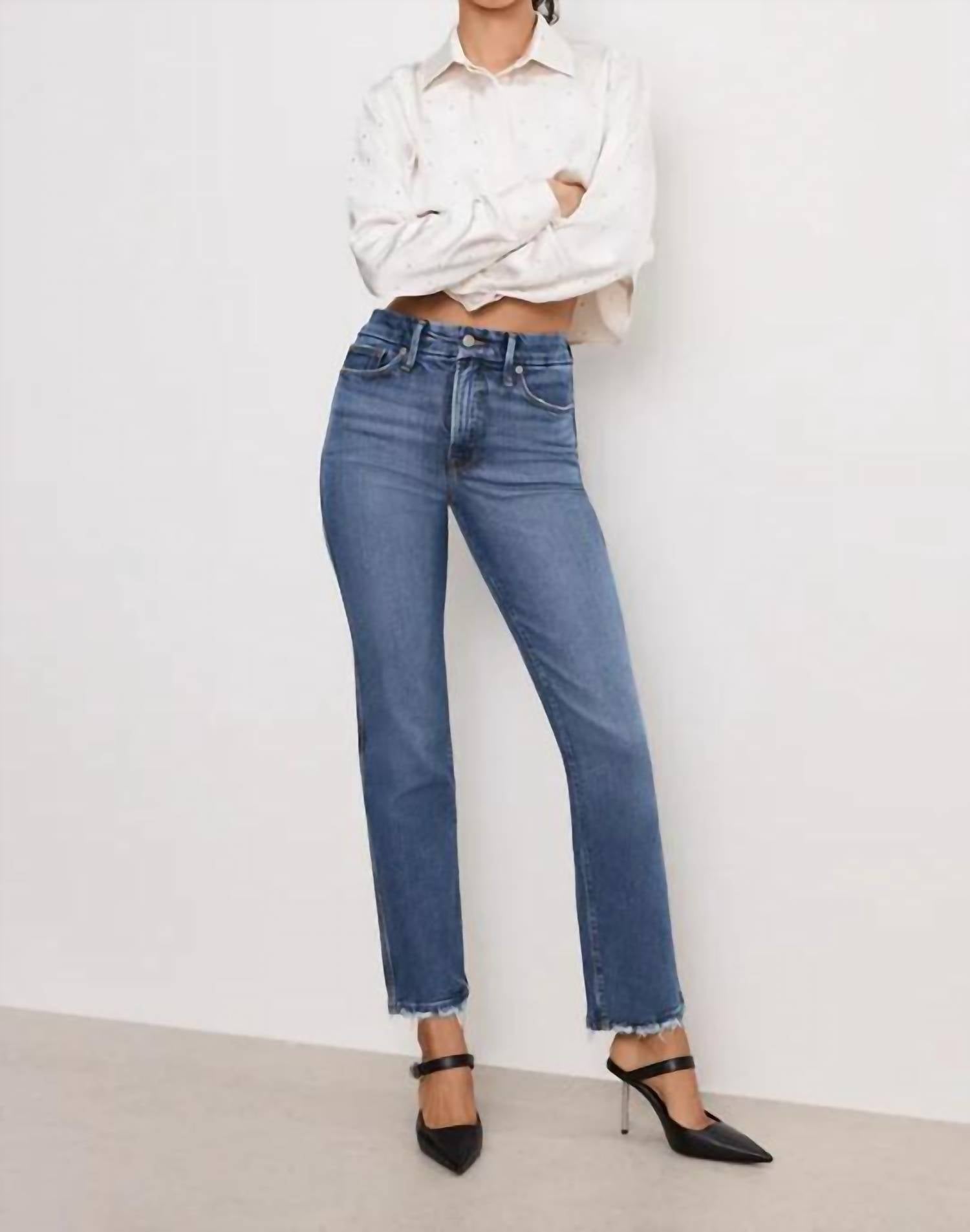 Good American - Good Curve Straight Jeans