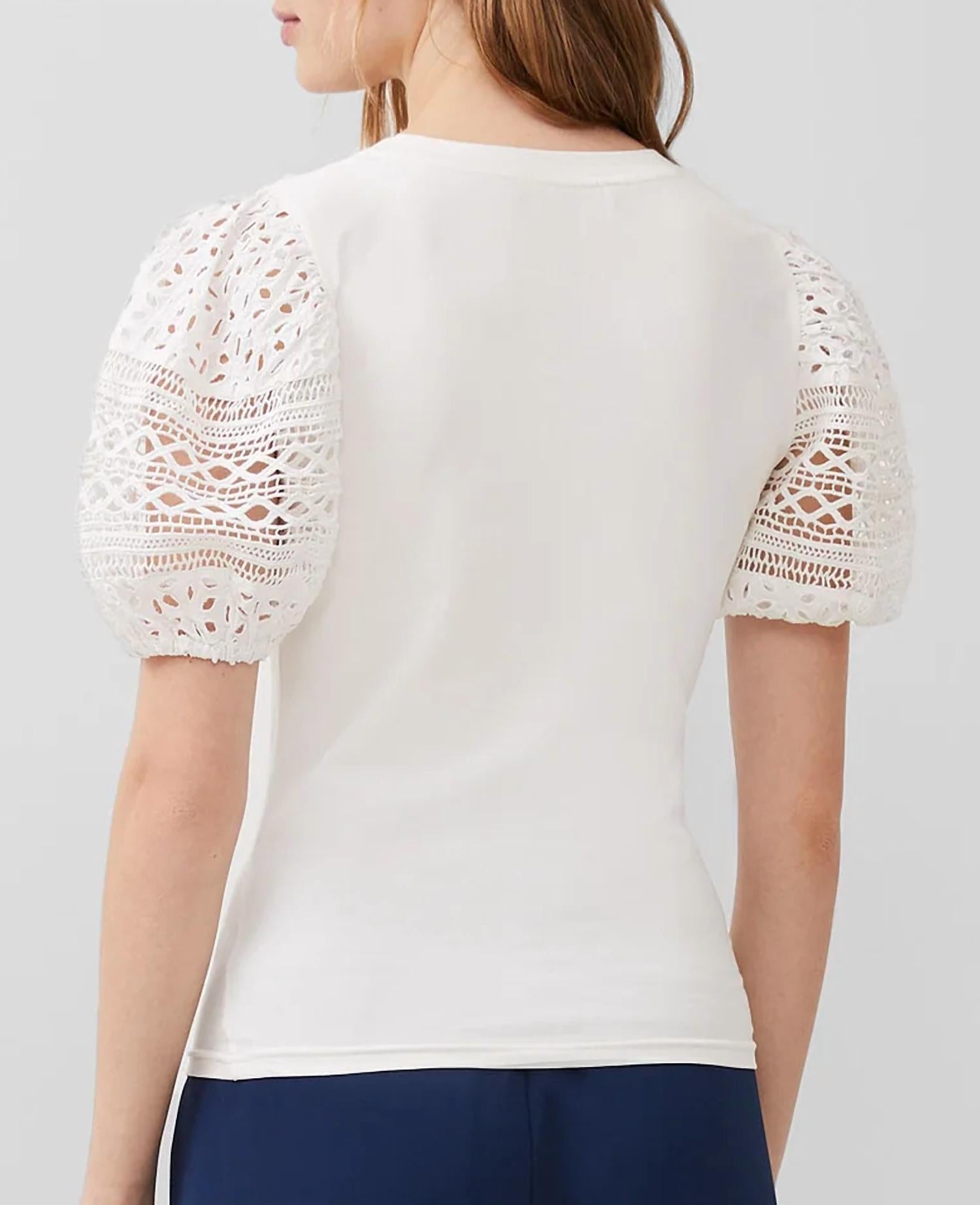 French Connection - Rosana Anges Broiderie Top