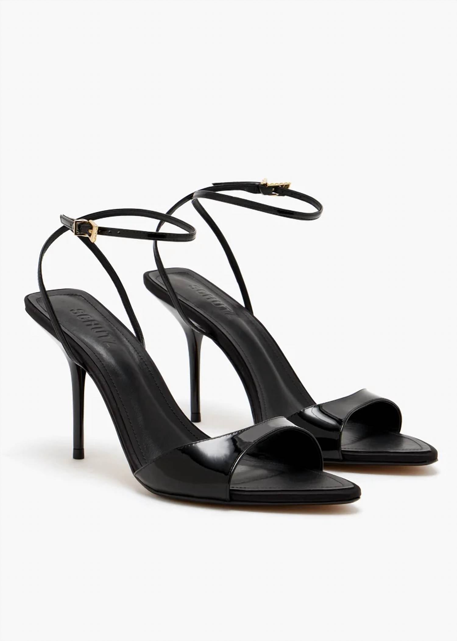 SCHUTZ Women's Elodie Buckle Sandals in black - women's sandal - view 4