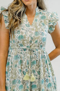 Clara The Label - Danika V Neck Midi Dress