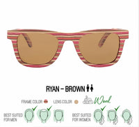 Happy Earth - Unisex Ryan Sunglasses