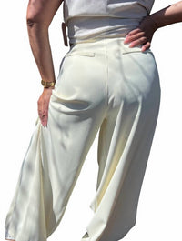 Muy Muy Fancy Wide Leg Trousers in butter yellow - women's pants - alternate view