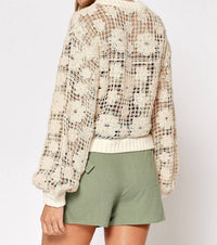Lalavon - Boho Bloom Crochet Top