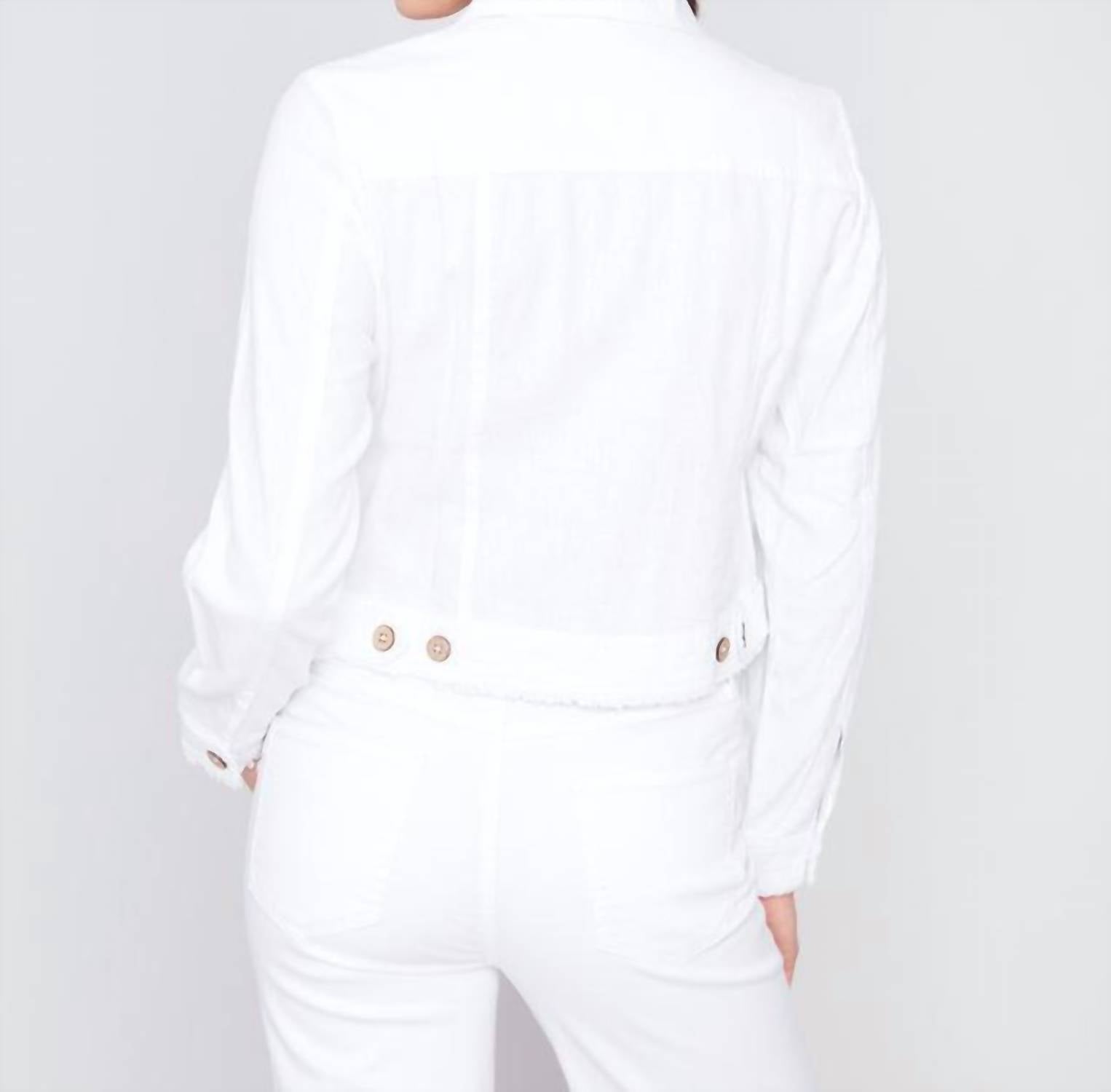 Charlie B - Linen Blend Jacket