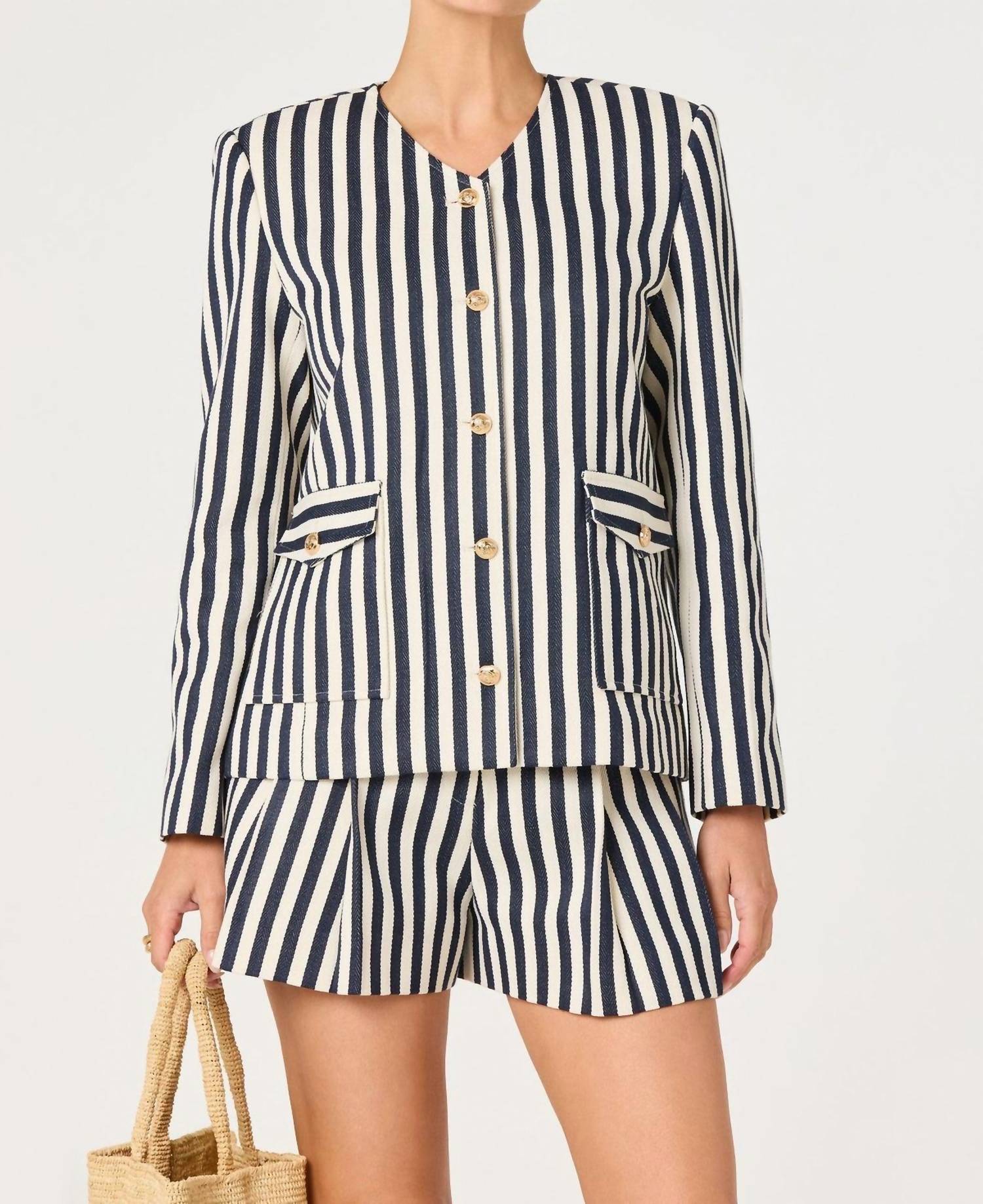 Astr - Danae Striped Blazer