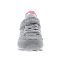 Tsukihoshi Kids Racer Sneaker in grey pink - kids' sneaker - detail view