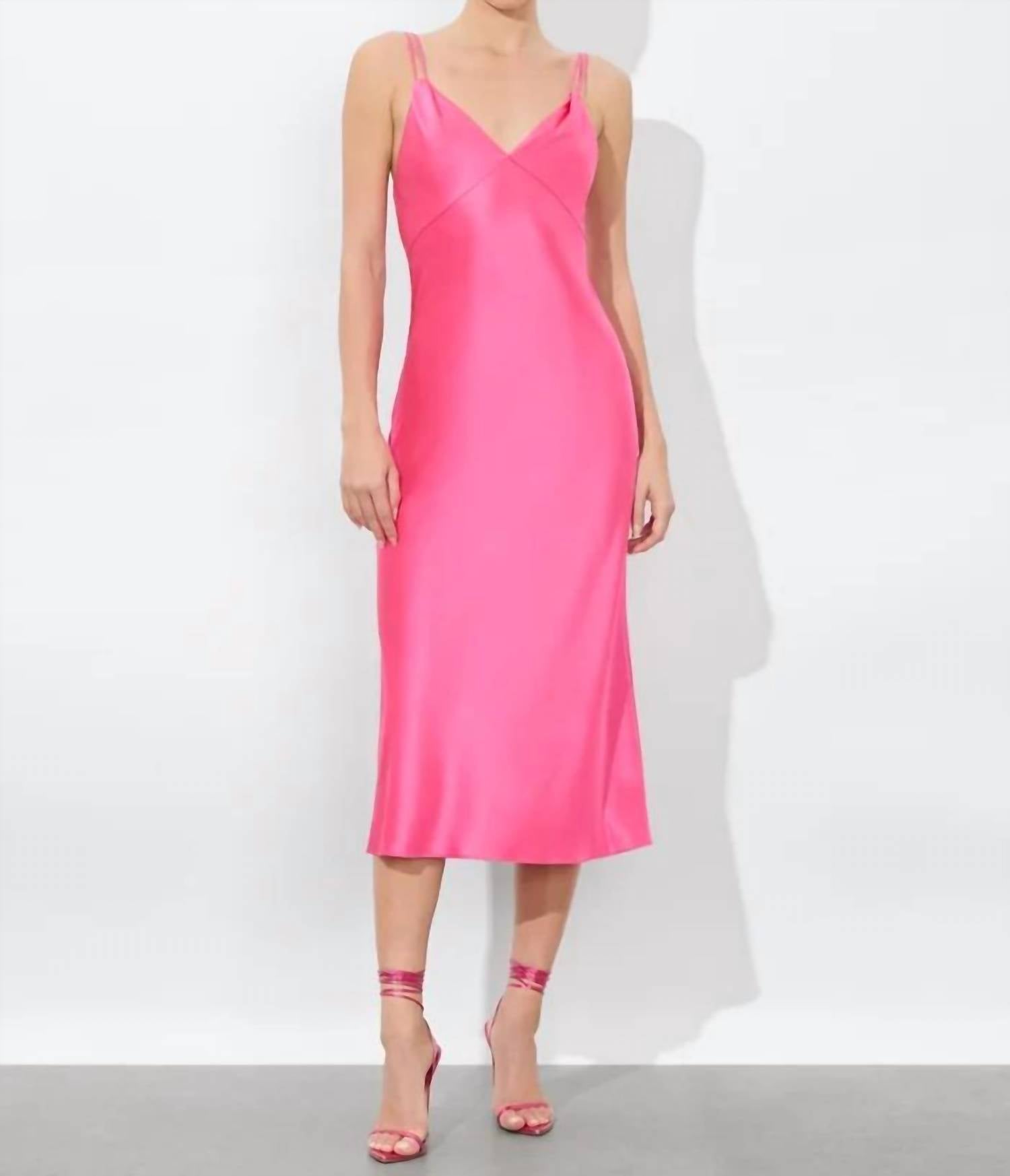 Alice + Olivia - Kiro V Neck Slip Dress