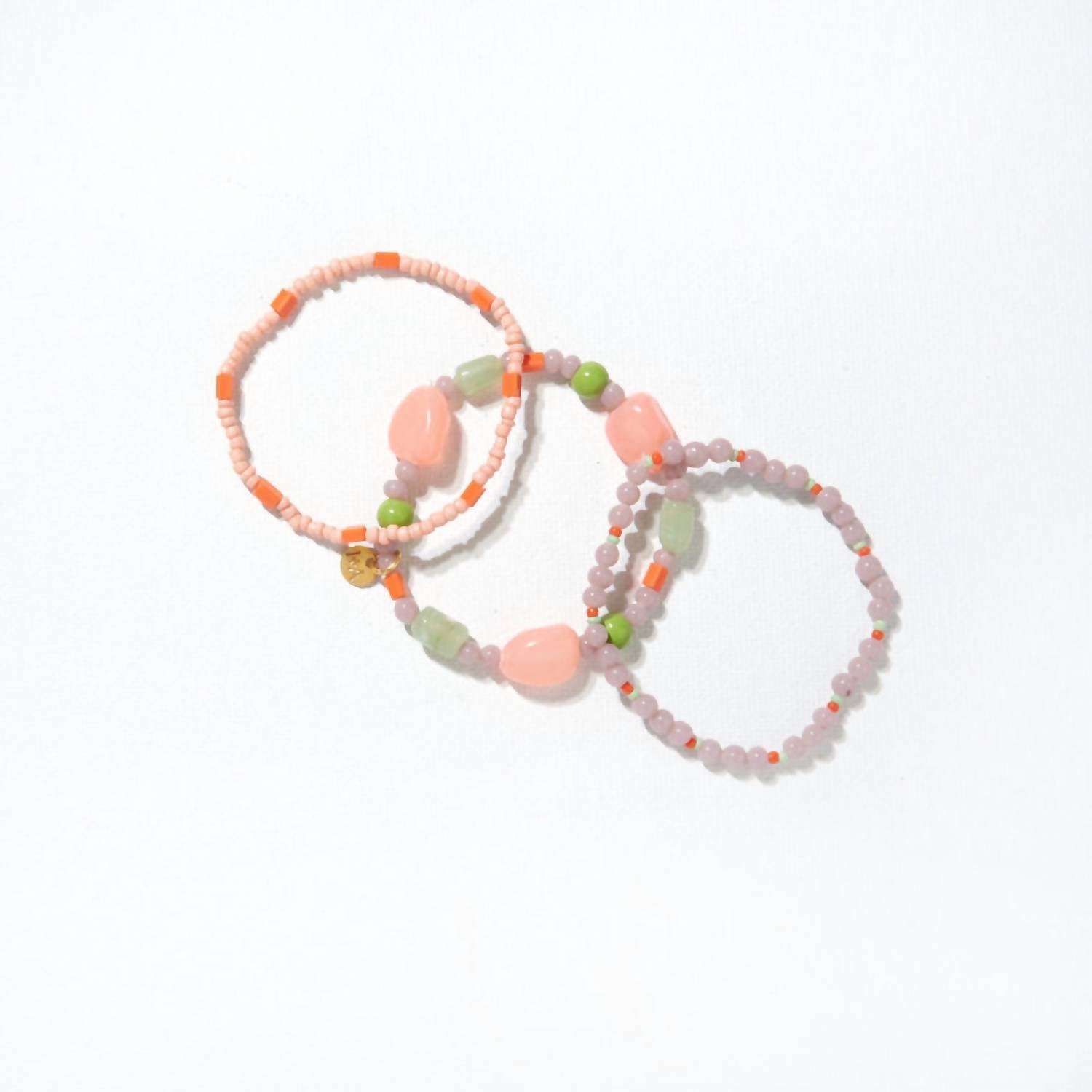 Ink+Alloy - Women's Trio Beaded Stretch Bracelets