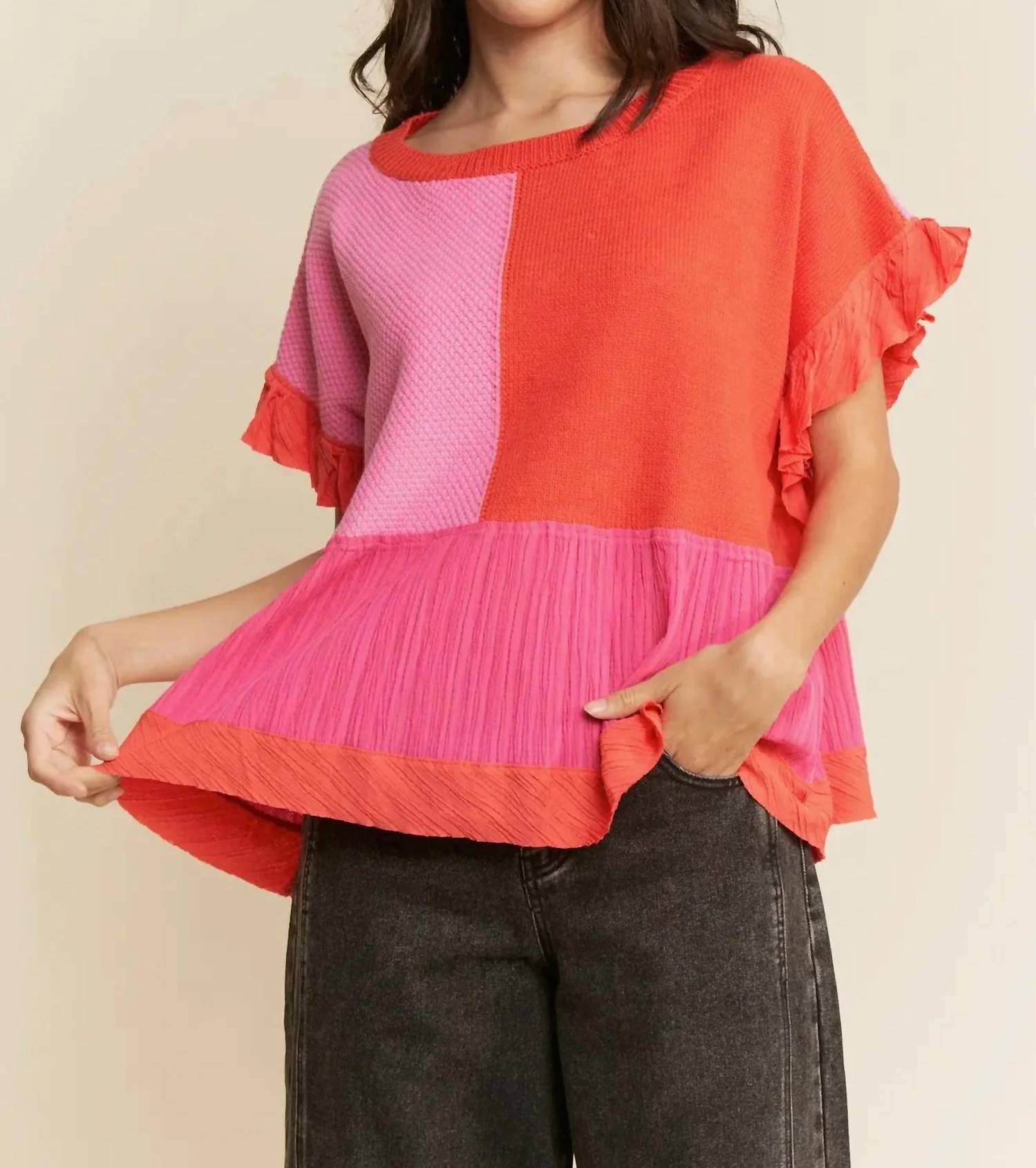 Davi & Dani - Lena Patchwork Top