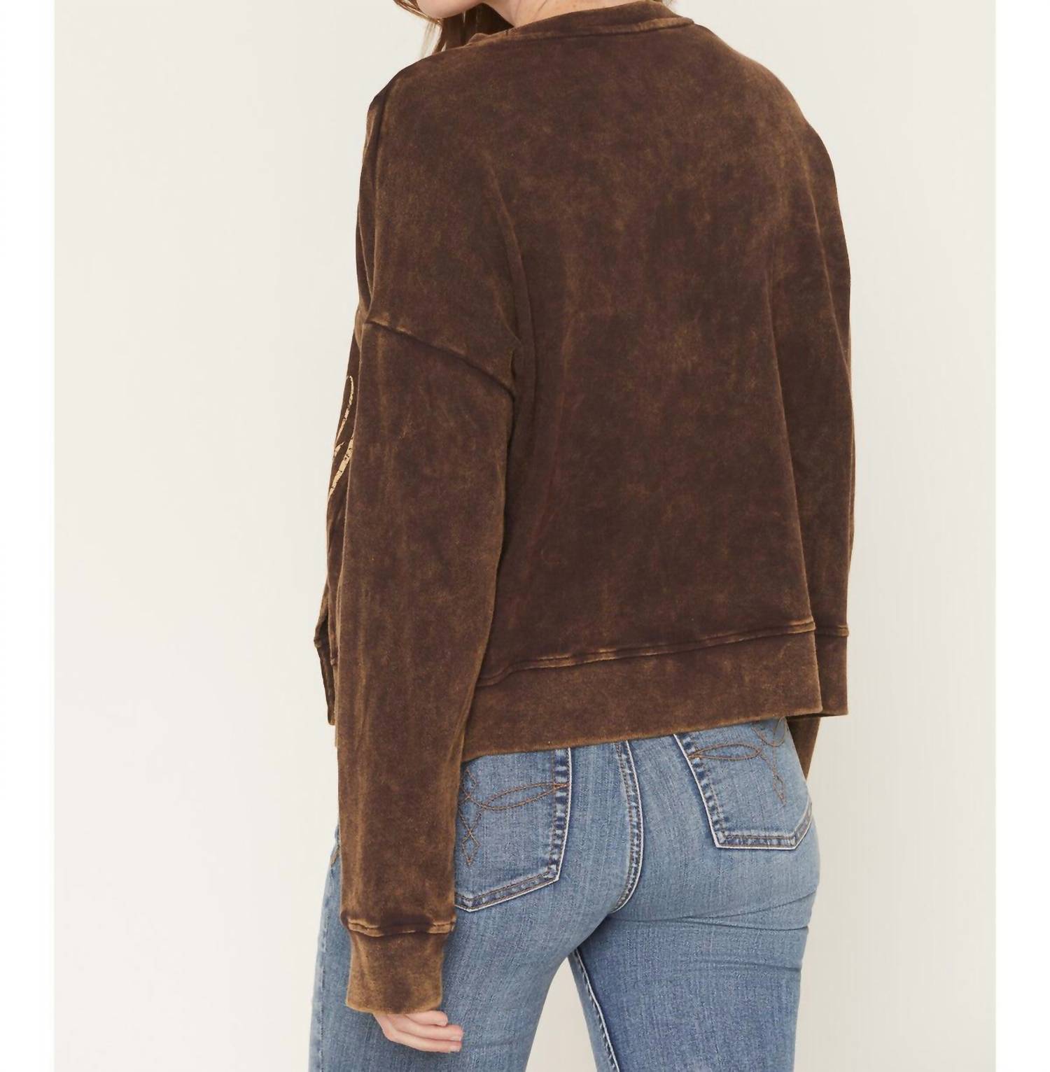 Rock & Roll Denim - Wild West Whiskey Pullover Sweatshirt