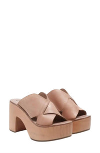 Free People Women's Kora Platform Sandals in carrot ginger - women's sandal - detail view