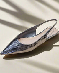 Let'S See Style - Women's Blanche Pointed Toe Slingback Flats