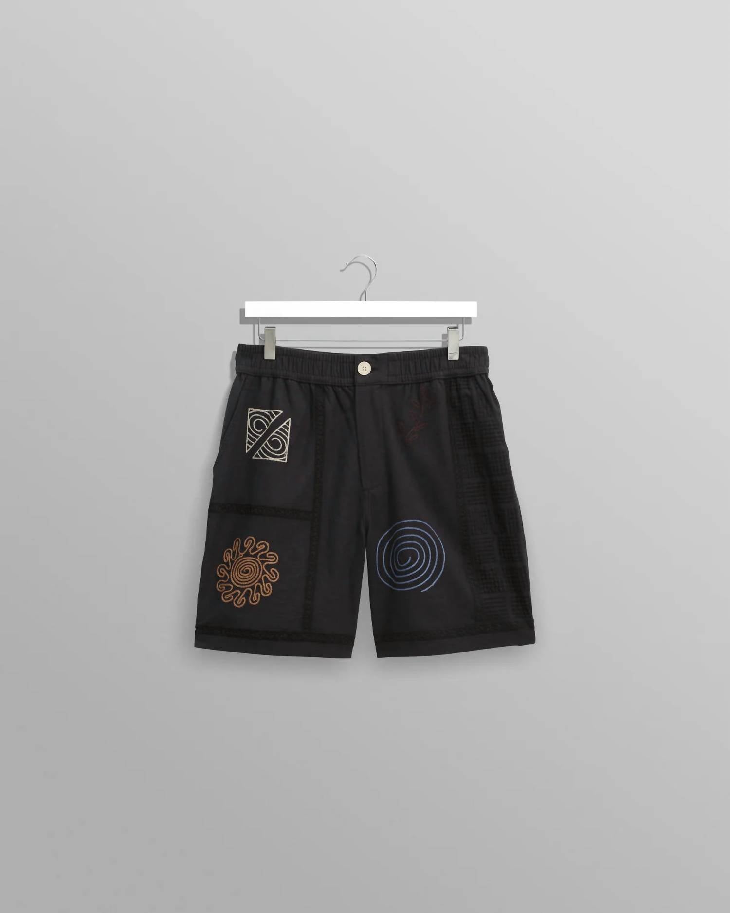 Wax London - Kurt Doodle Embroidery Short