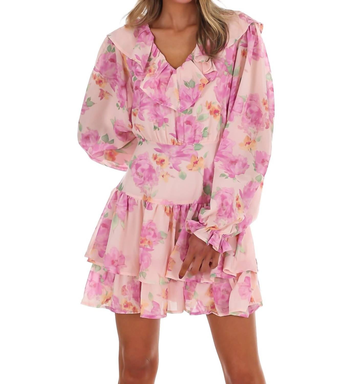 Flying Tomato - Bloom Floral Mini Dress
