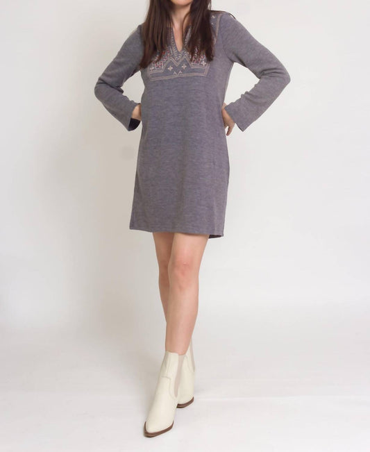 Thml - Martine Embroidered Sweater Dress