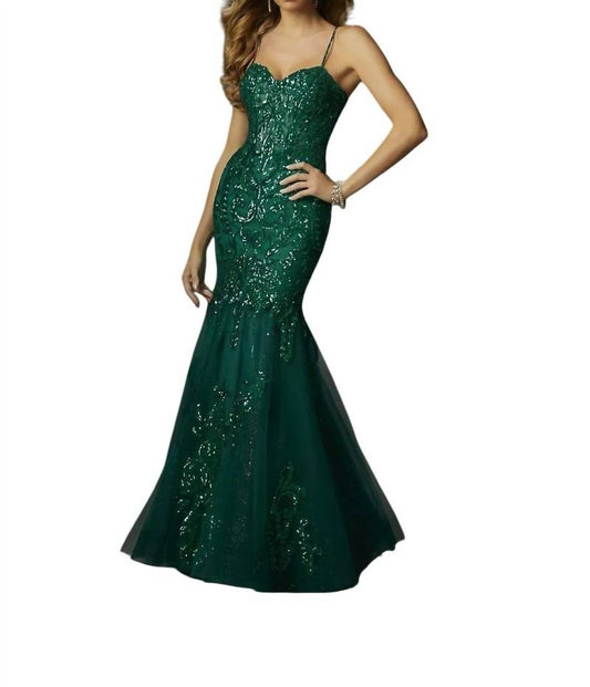 Morilee - Mermaid Crystal Prom Dress