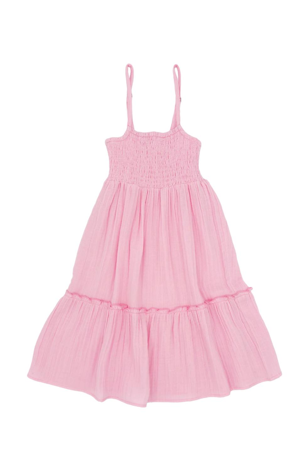feather 4 arrow Girls Marina Smocked Dress in pink - kids' dress - alternate view