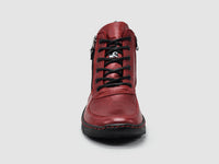 Kcr Group - Women's Everyday Wool-lined Zip-up Leather Boots