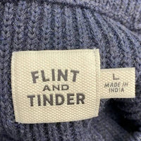 Flint and Tinder Men’s Ribbed Crewneck Sweater in blue - men's sweater - view 8