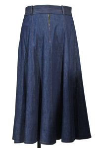 Emily Lovelock - Layla Belted Denim Skirt
