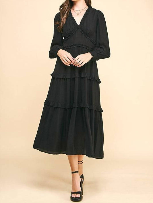 Pinch - Lulu Long Sleeve Maxi Dress