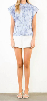 Thml - Floral Striped Top