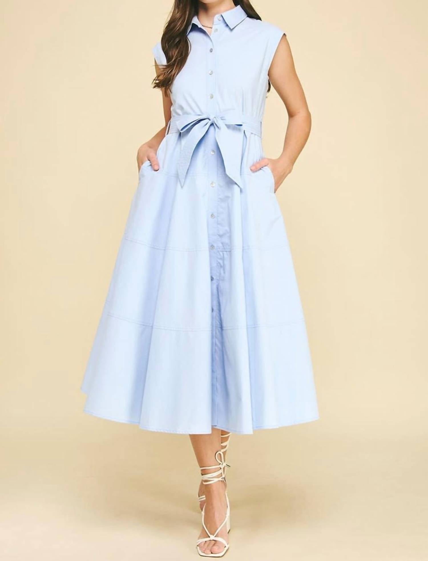 Pinch - Button Down Maxi Dress