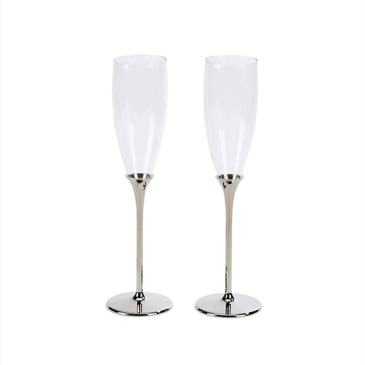 Creative Gifts International - Boston Champagne Toasting Flutes Set