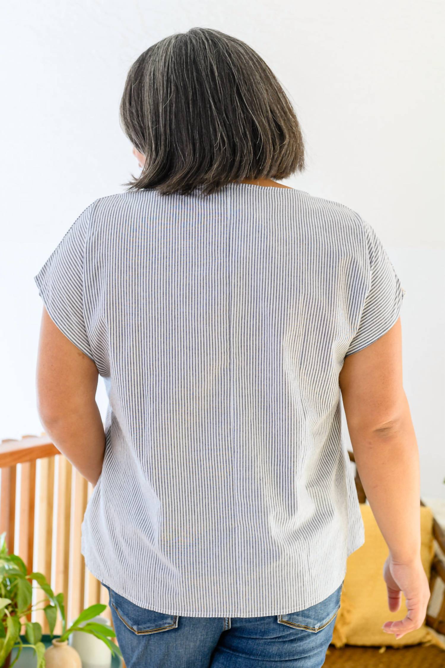 Andree By Unit - Canopy Of Crushes Striped Floral Top