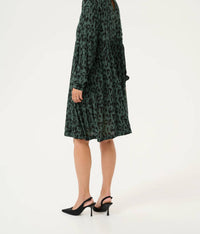 Kaffe - High Neck Printed Mini Dress