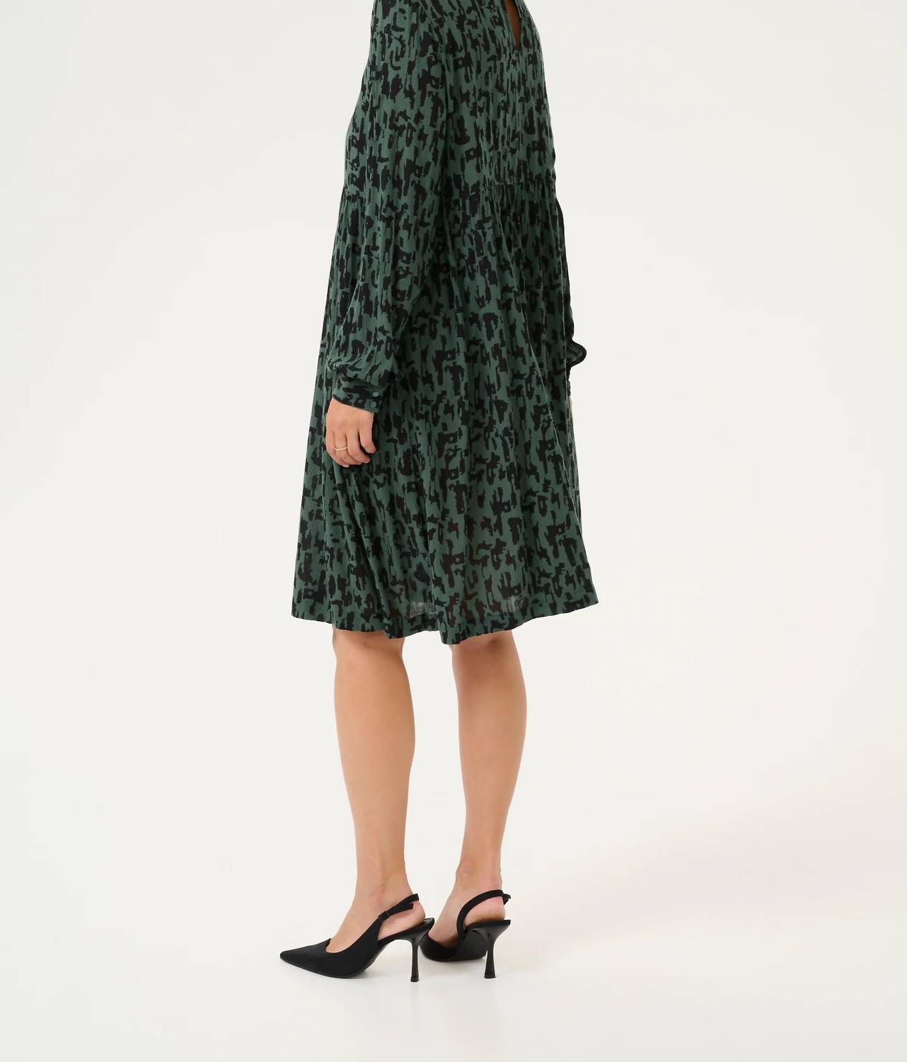 Kaffe - High Neck Printed Mini Dress
