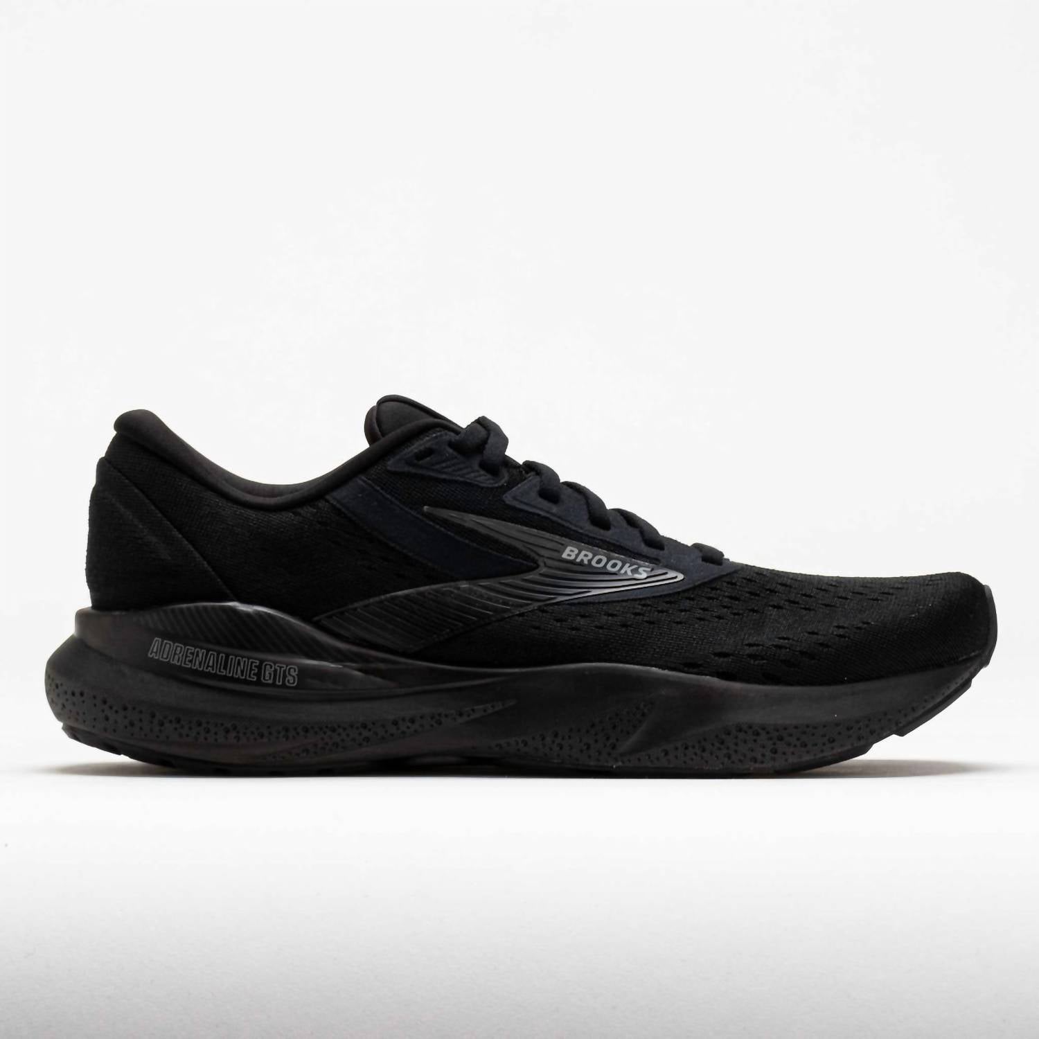 BROOKS Men's Adrenaline Gts 24 Running Shoes in black black ebony 6 - men's shoe - detail view