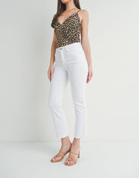 Just Black Denim - Arrow Straight White Denim Jean