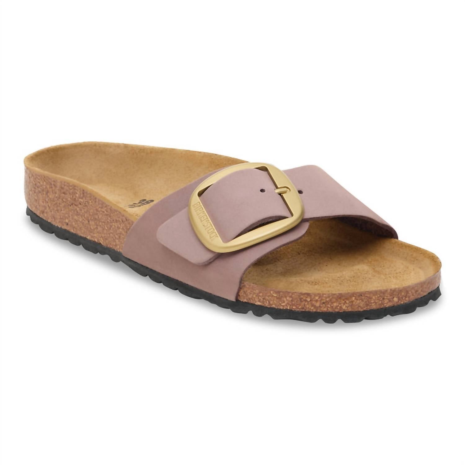 BIRKENSTOCK Women's Madrid Big Buckle Sandal in faded purple - women's sandal